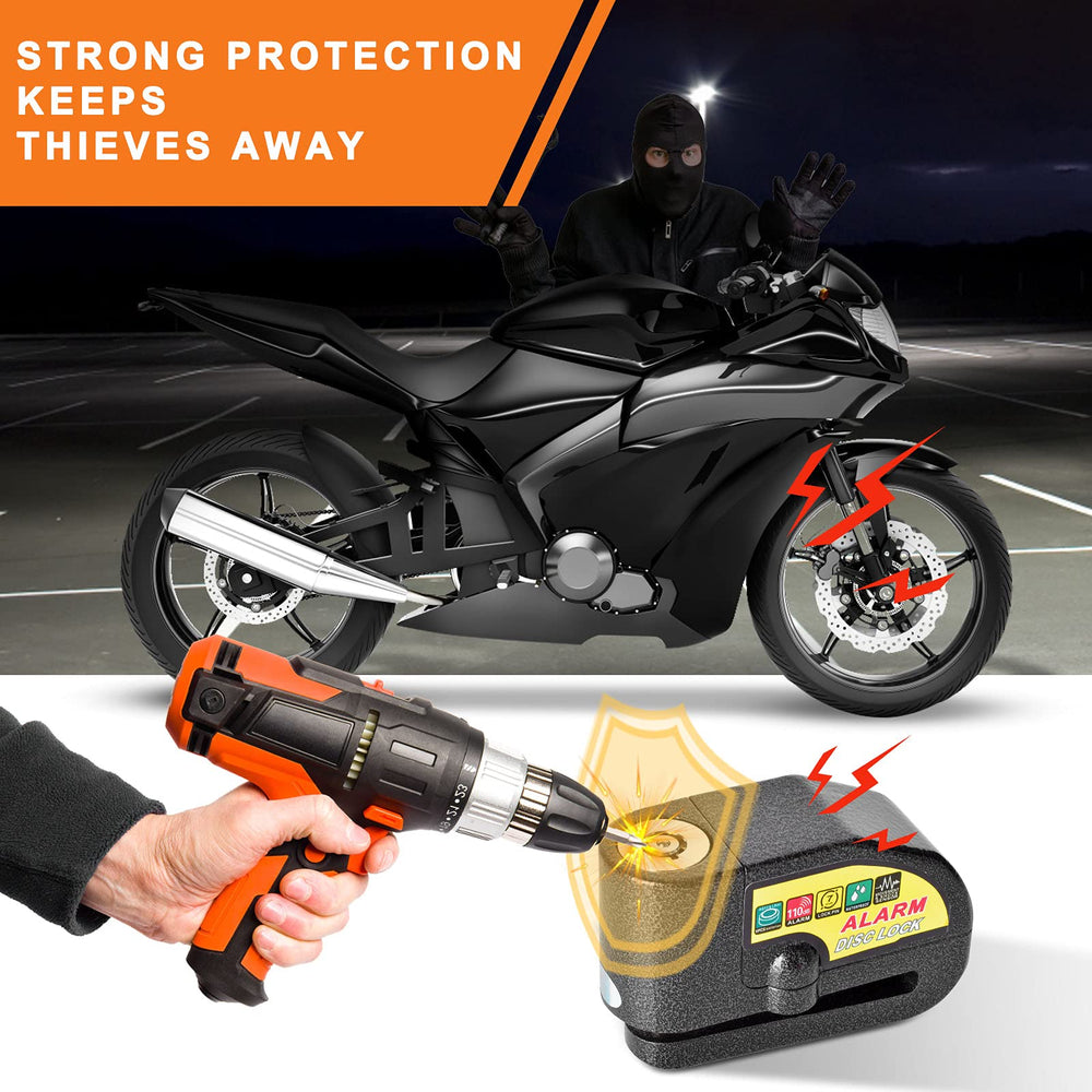 Mathtoxyz disc brake lock close-up, sturdy aluminum body and precise locking mechanism.
