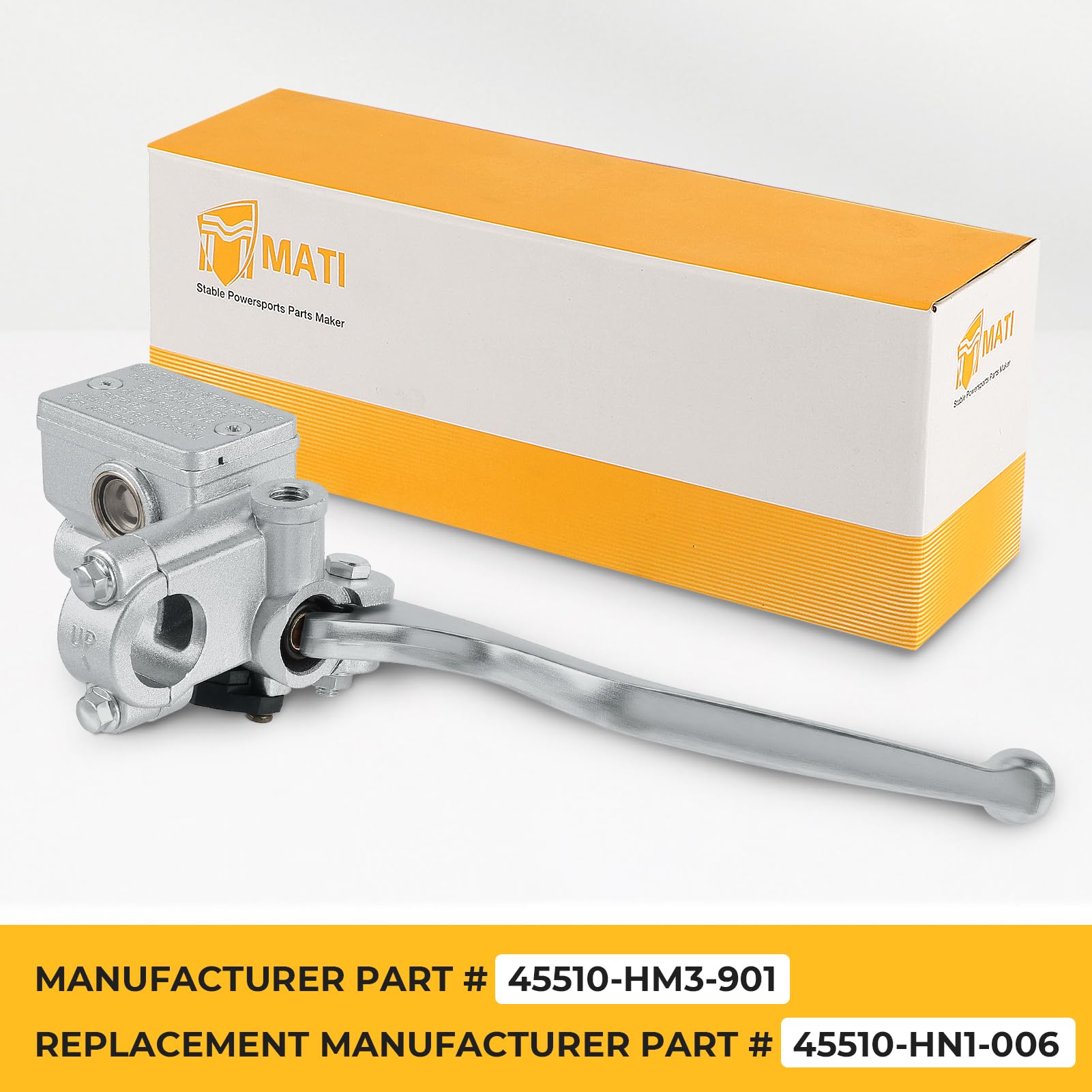 M MATI M10x1.25 right-hand thread and banjo bolt detail ensures secure fit.