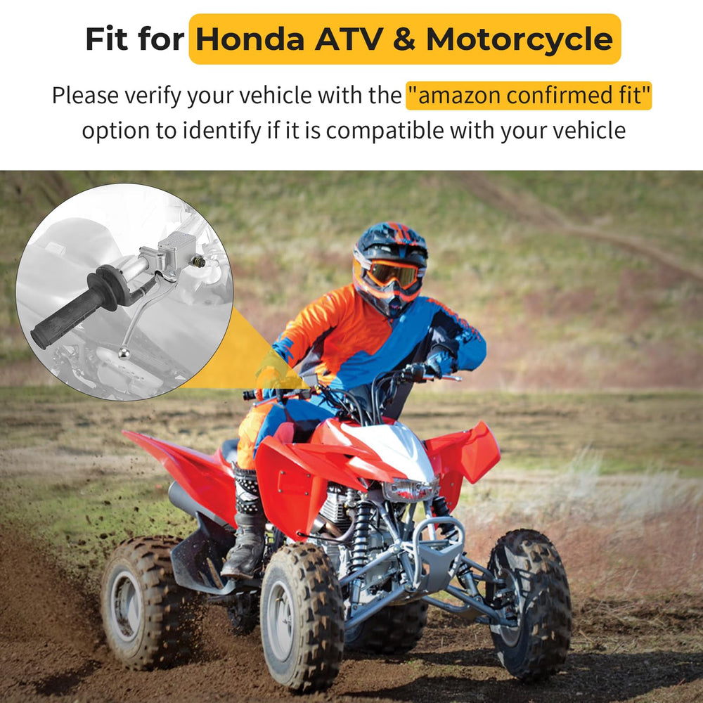M MATI fits 7/8 handlebars, simplifying installation on Honda ATV models.