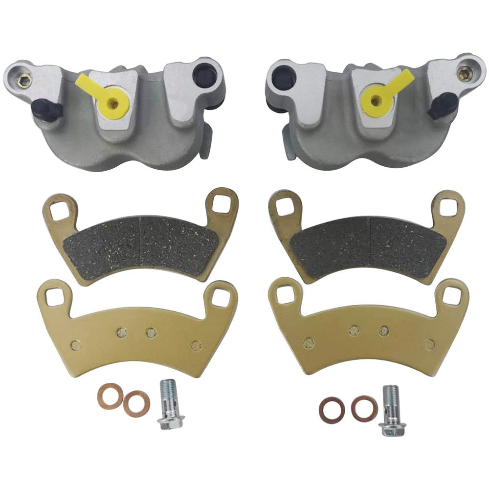 M MATI front-left brake caliper for Polaris Ranger enhances braking reliability.