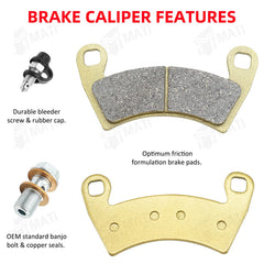 M MATI Polaris Ranger brake calipers compatible with multiple Ranger/RZR models.