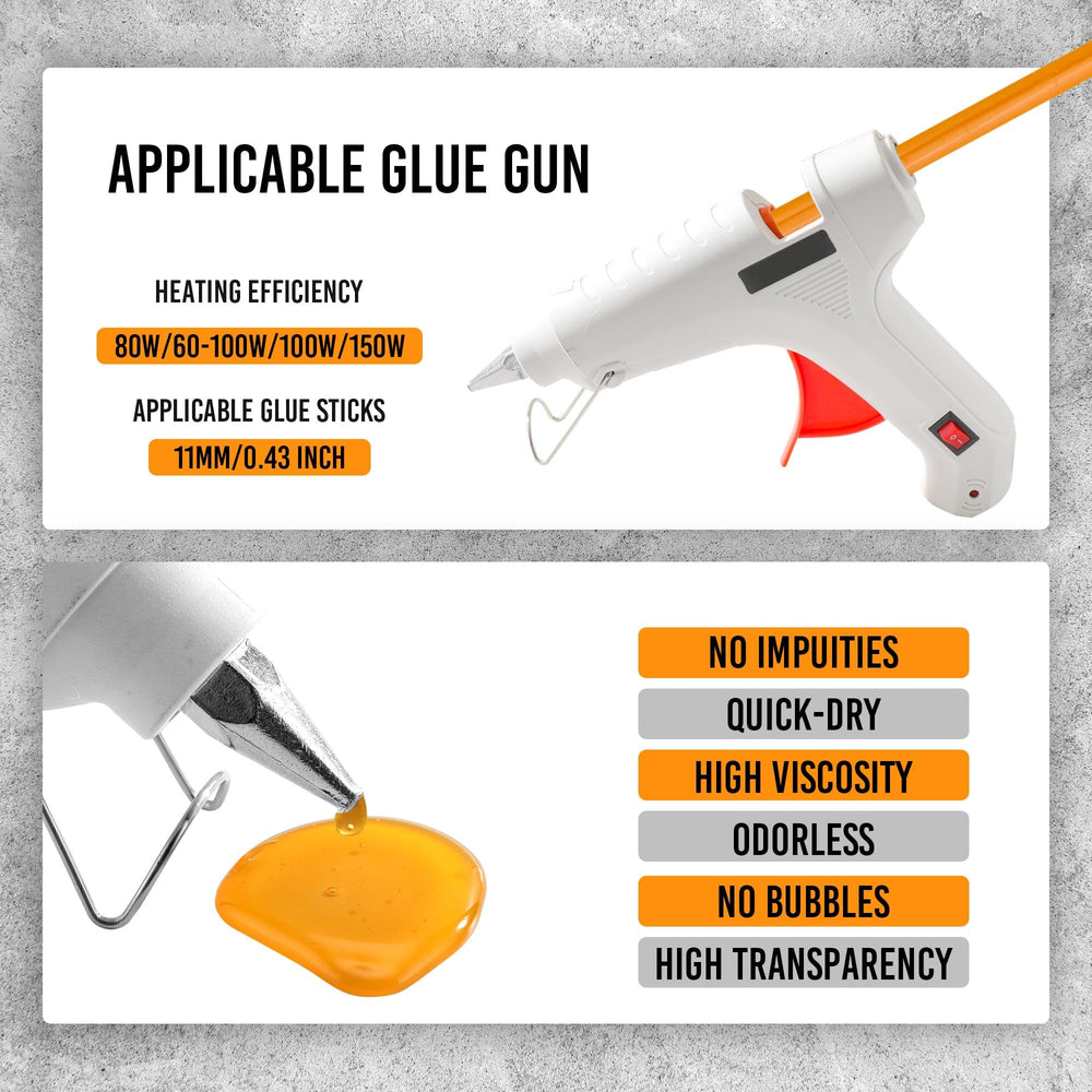 MATUFF 11mm diameter sticks for full-size glue guns