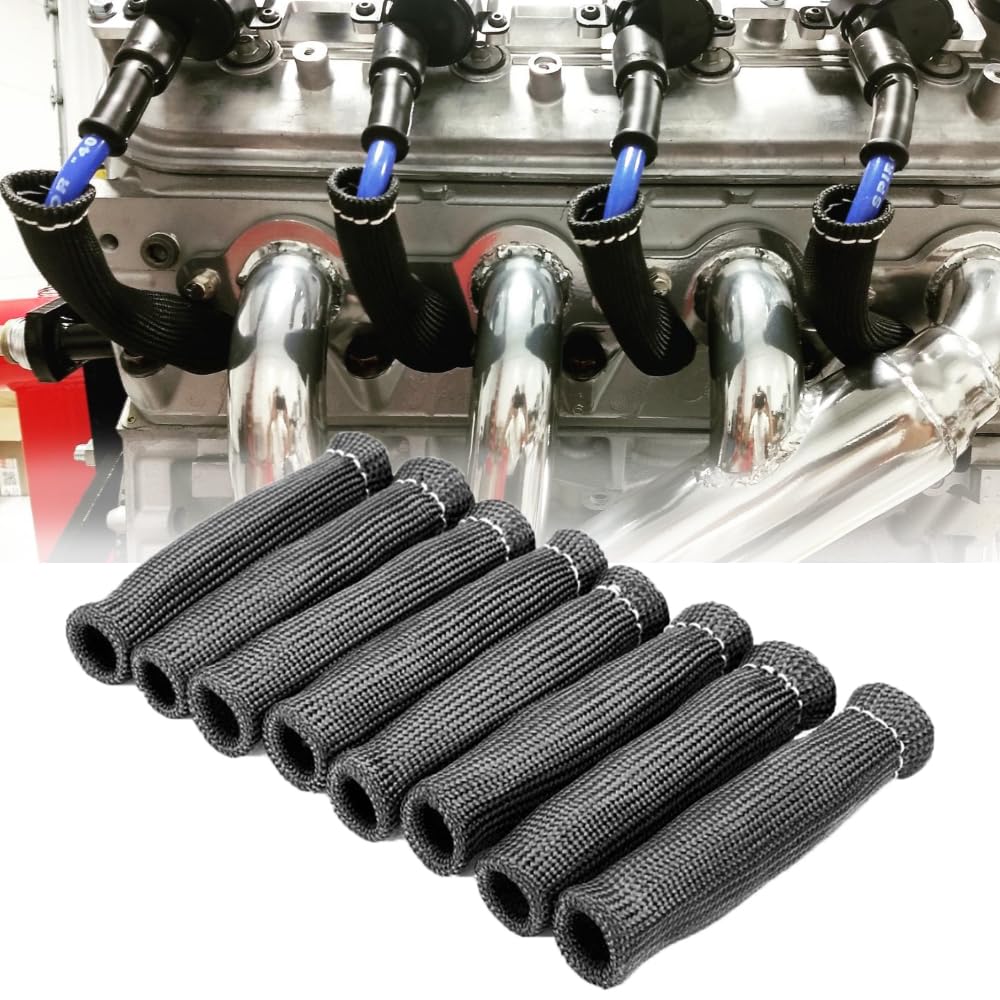 MAUTEMOWING 2500 degree heat shield over spark plug boot for durable protection