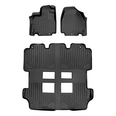 MAX LINER custom-fit floor mats for Honda Odyssey cover the cabin floor.