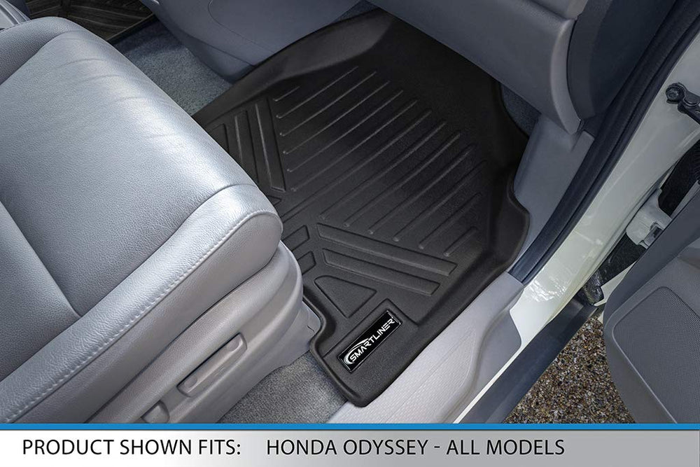 MAX LINER second-row mats illustrate spill protection across seating.