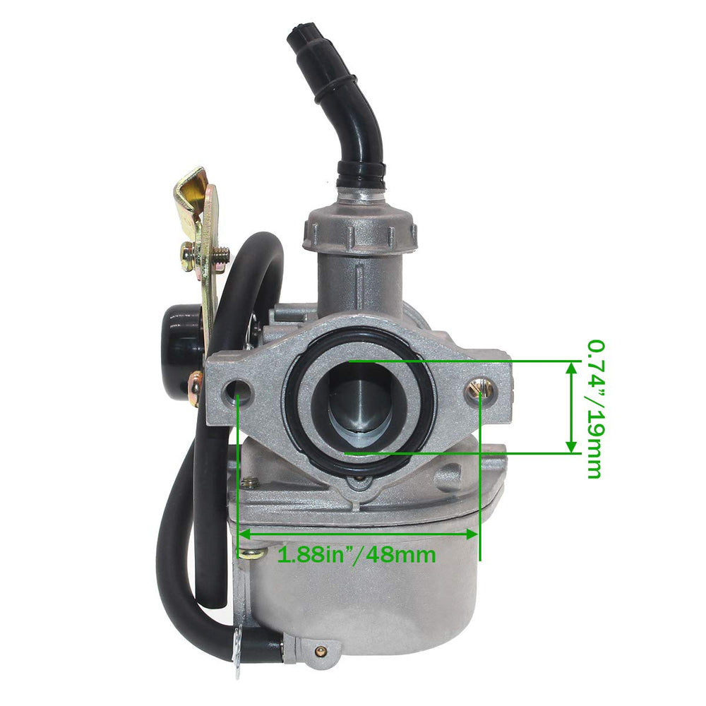 Maxanda PZ19 kit shown on ATV or go-kart for easy upgrades