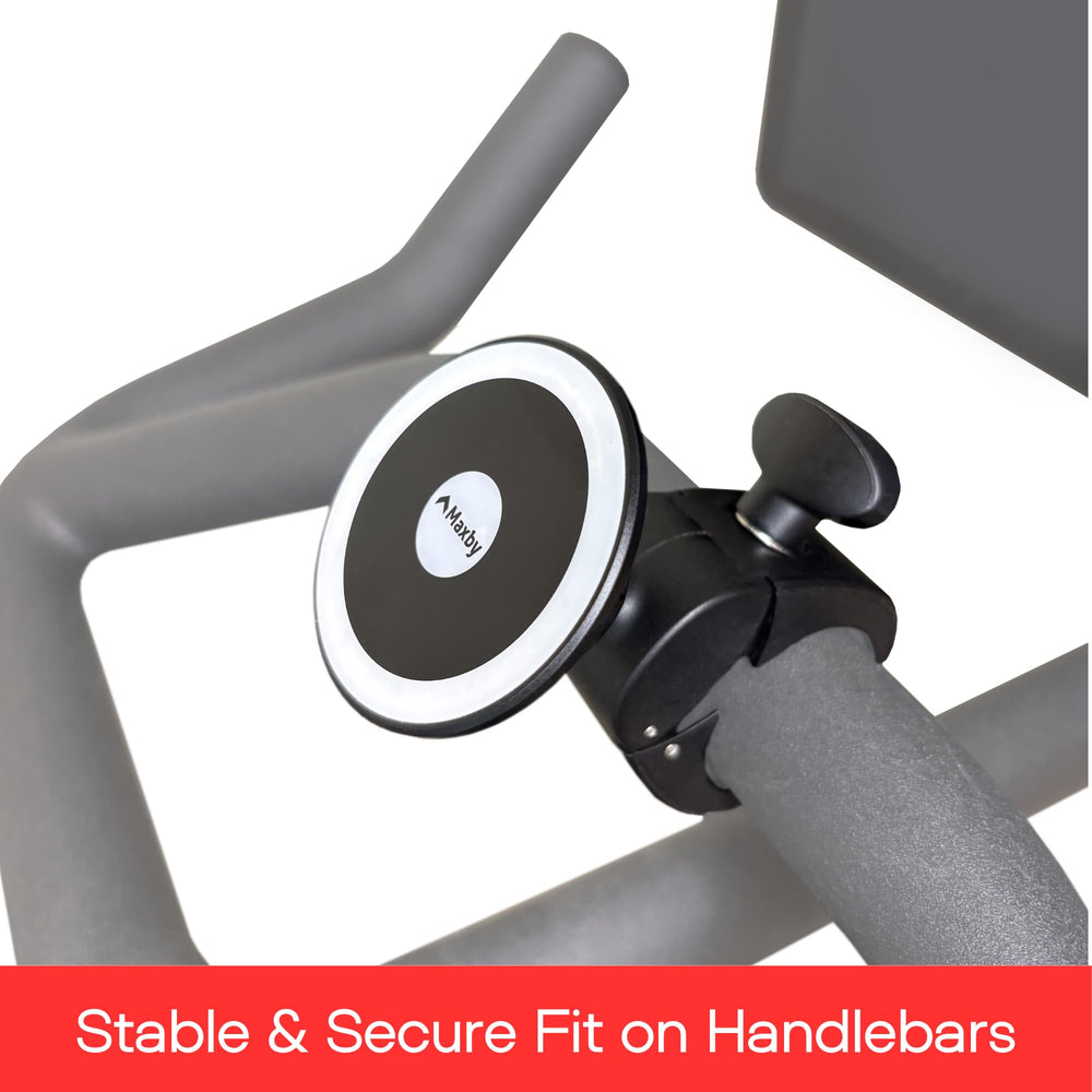 Maxby MagSafe-compatible Peloton mount keeps iPhone securely attached