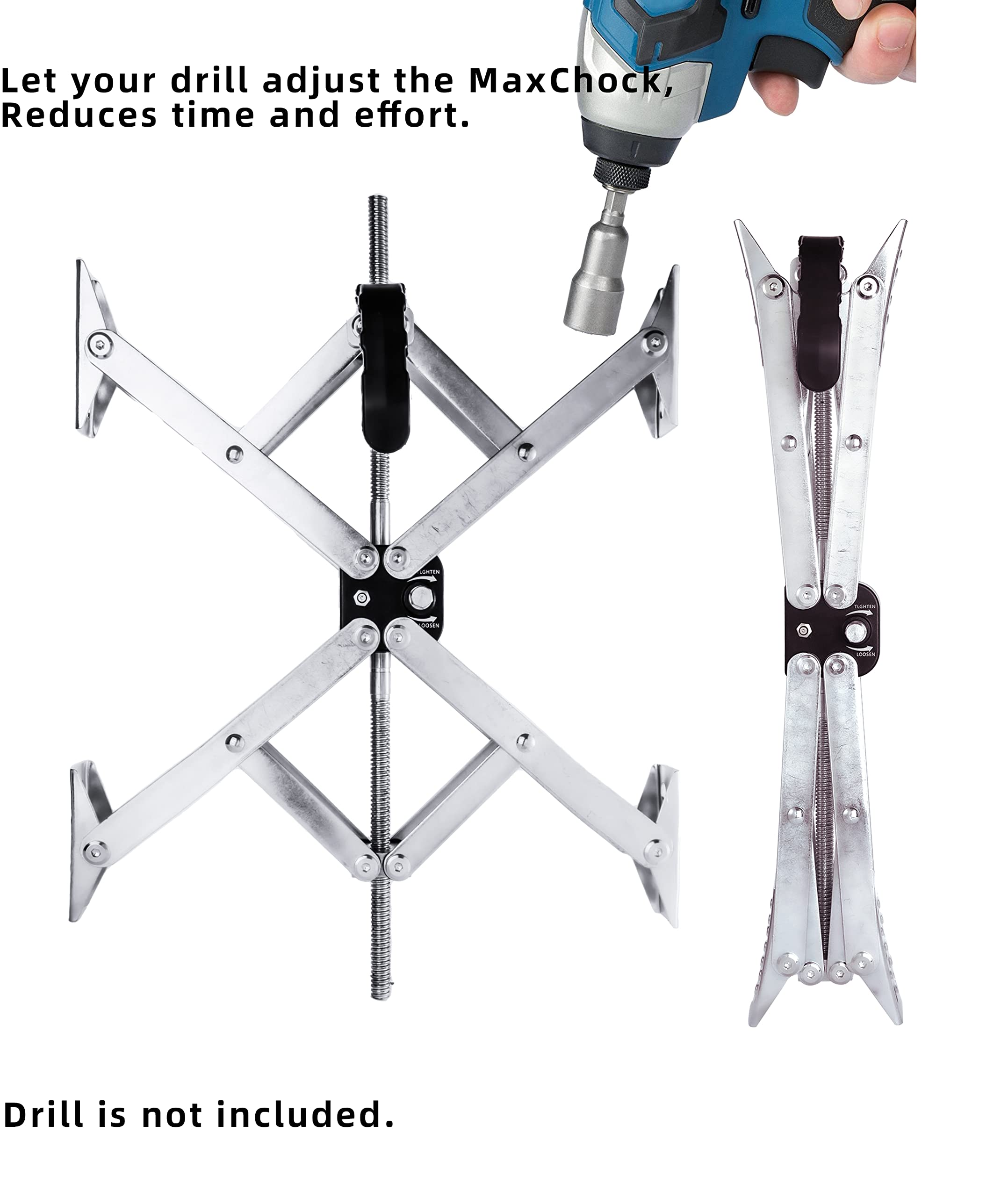 Maxchock drill-adjust installation enables quick setup