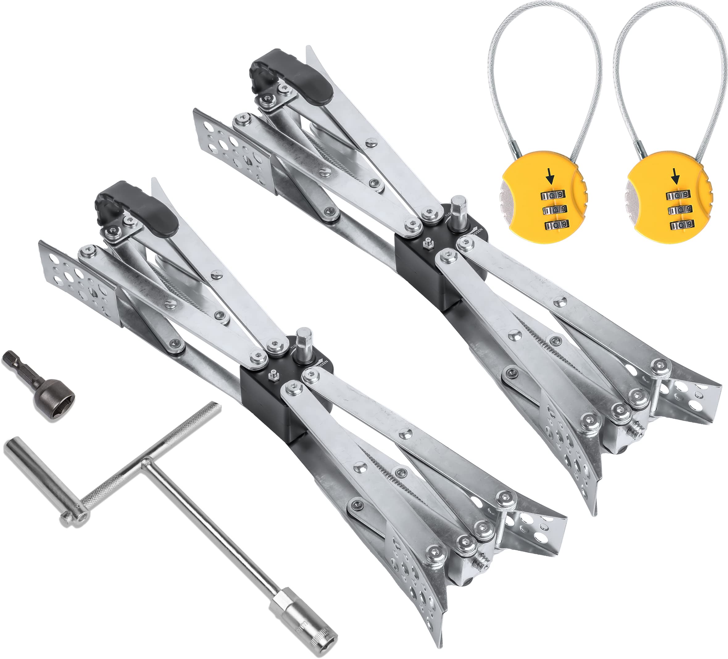 Maxchock XL-2 Pack shows extended fit for various RVs