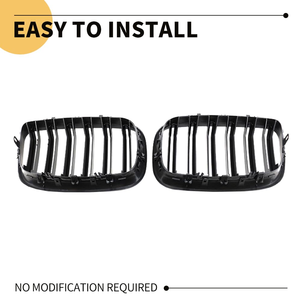 MAXDOM replacement grille installs with original clips for easy fit.