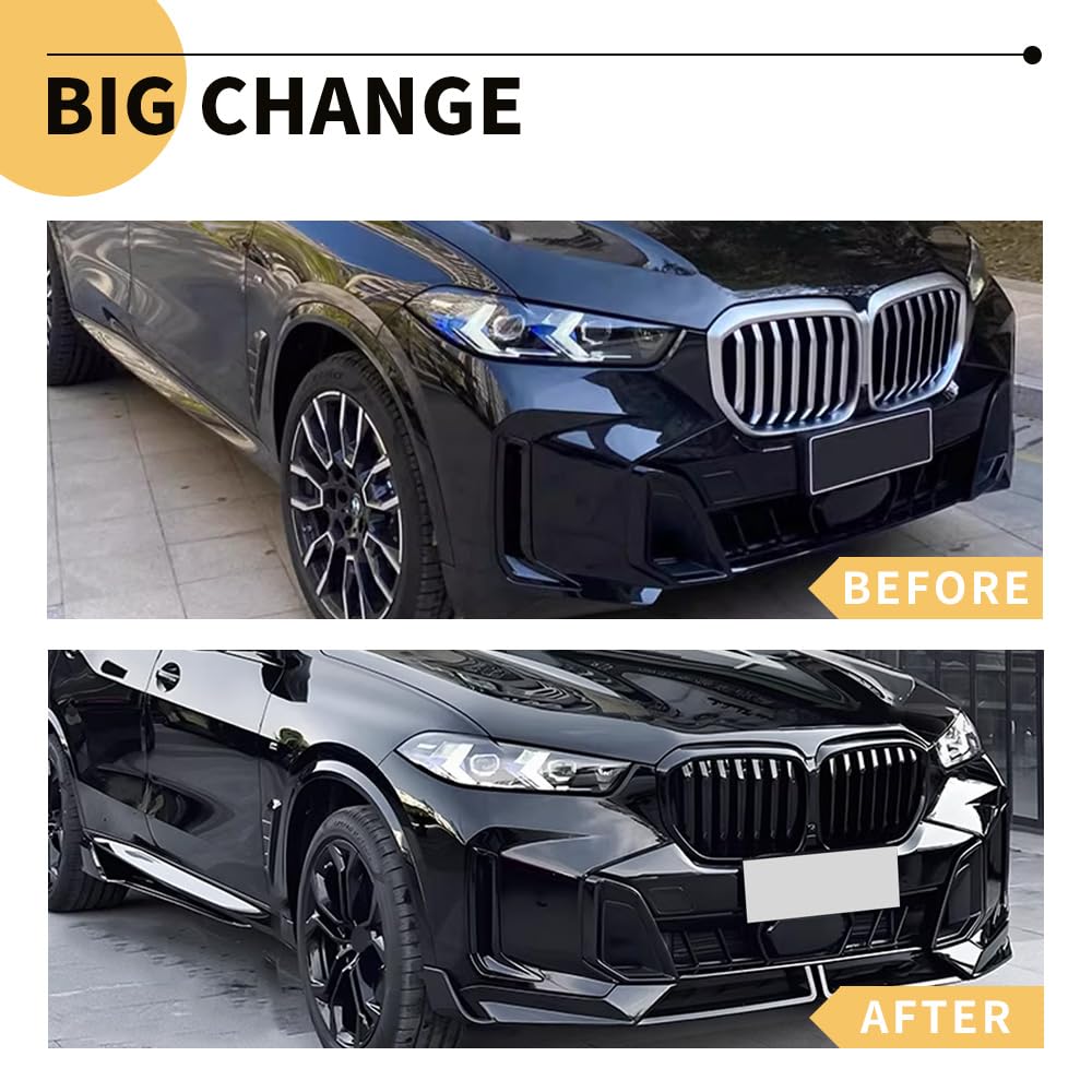 MAXDOM two-grille pack ready for replacement installation on BMW X5 G05 LCI.