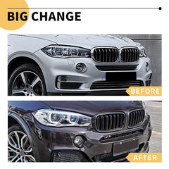 MAXDOM carbon fiber front grill for BMW X6 F16 adds aggressive styling and gloss finish