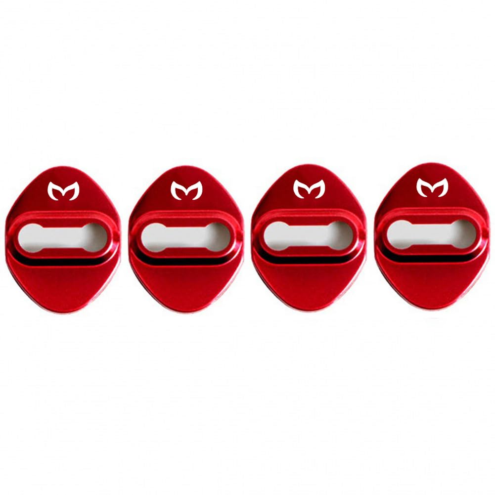 MAXDOOL stainless steel door lock cap for Mazda 3 keeps locks protected and looking sharp.