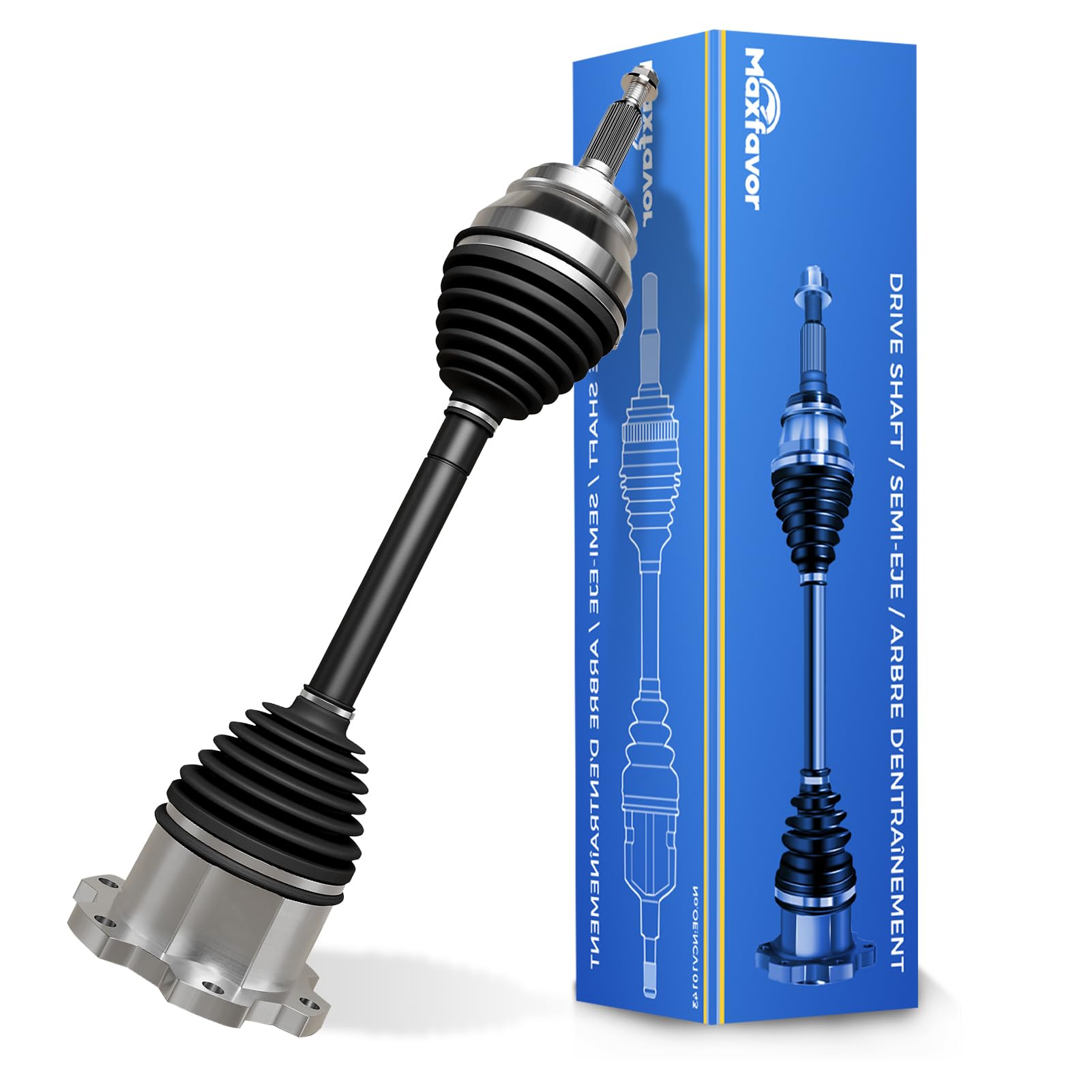 Maxfavor CV axle front left for Chevy Silverado improves drivetrain durability and smoothness