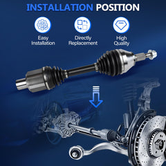 Maxfavor CV axle front-assembly for Ram 1500 left supports reliable steering on off-road trips