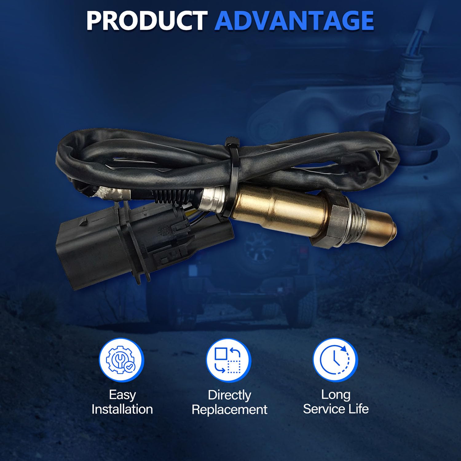 Maxfavor oxygen sensor connector 234-9038-234-4381 ensures secure wiring and reliable signals