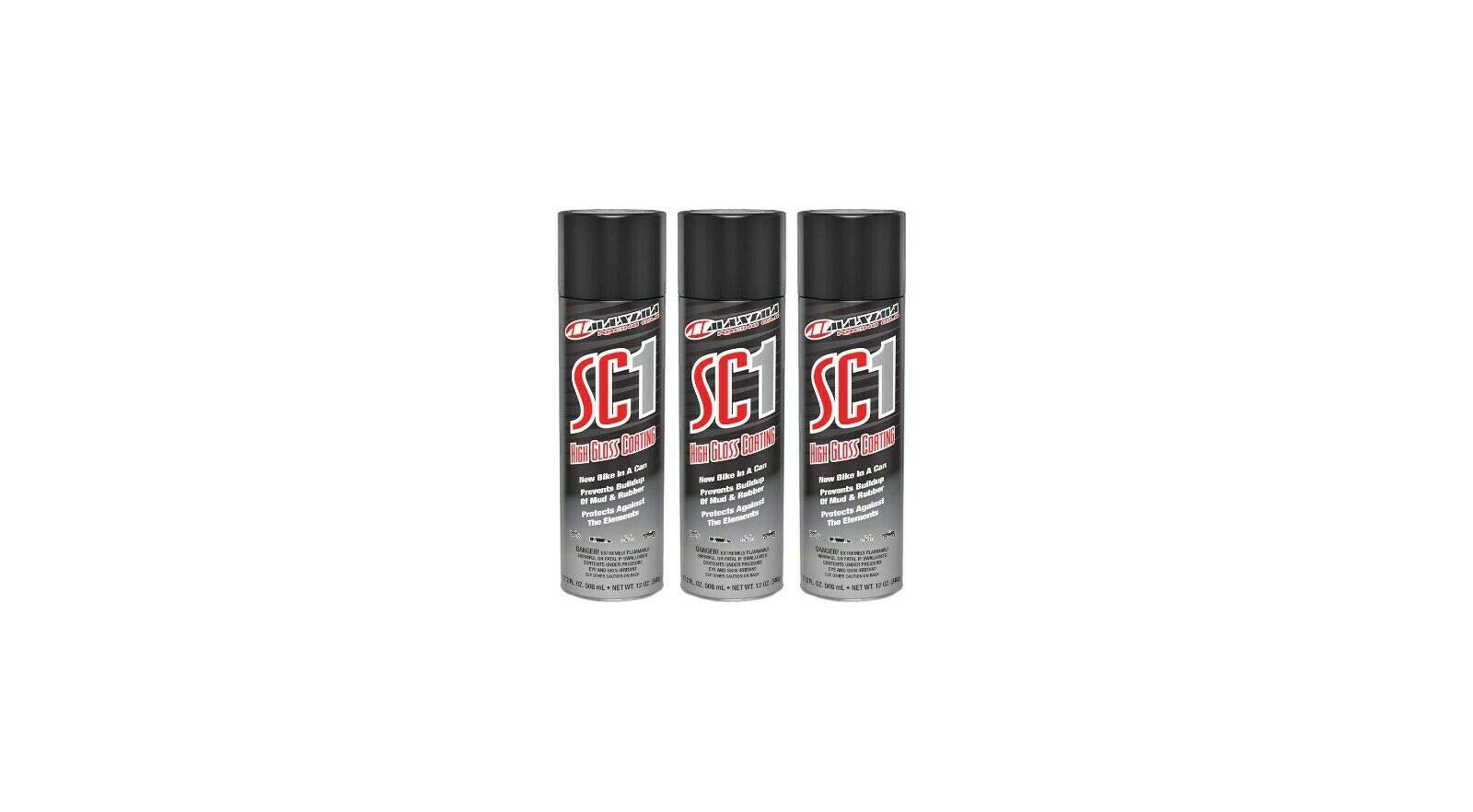 Maxima SC1 application on a plastic fender delivers dry long-lasting shine.