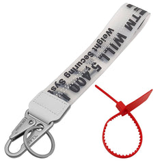 maxin Classic PVC Keychain black front view, durable daily key accessory.