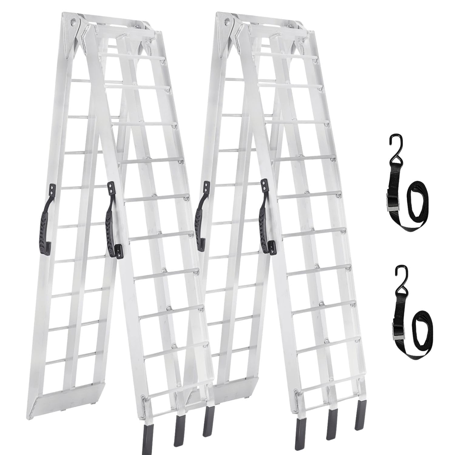MAXIVAMN truck ramps 89-inch long for easy loading into pickup beds.