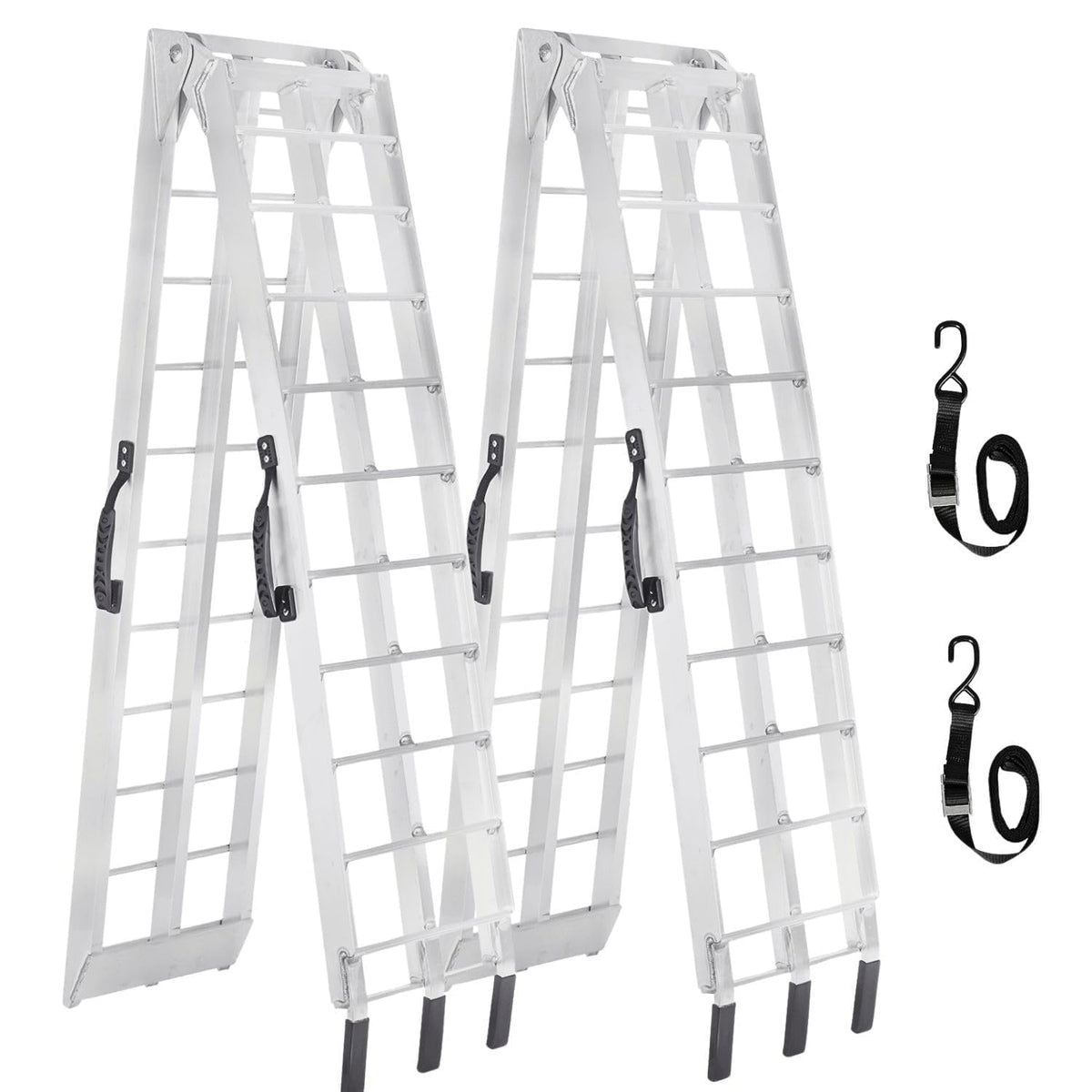 MAXIVAMN truck ramps 89-inch long for easy loading into pickup beds.