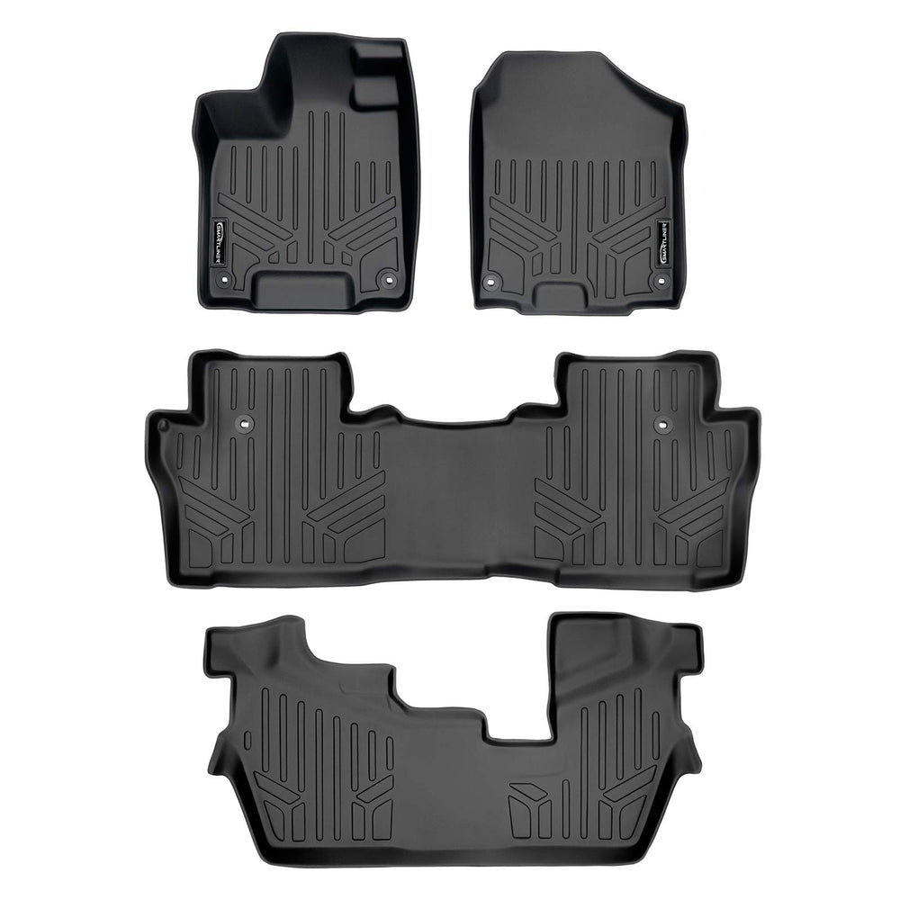 MAX LINER custom-fit front floor mats for Honda Pilot 2016-2022 protect from spills and wear