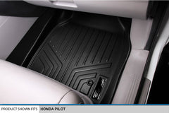 MAX LINER second-row mats for Honda Pilot 2009–2015 with spill protection