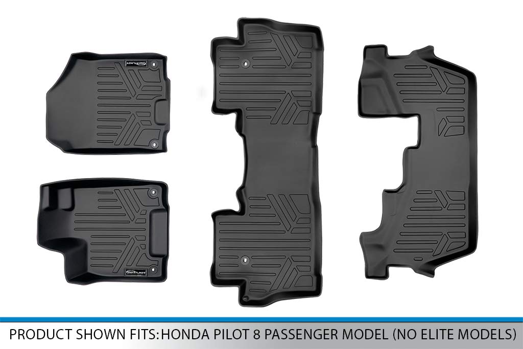 MAX LINER raised lip design contains spills within Honda Pilot mats