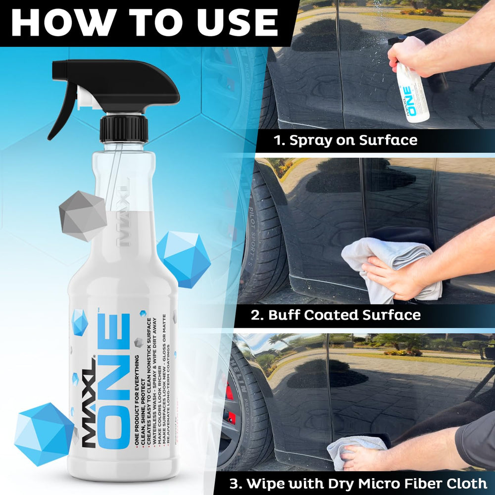 MAXLONE Triphene barrier repels water and dirt for easier maintenance.