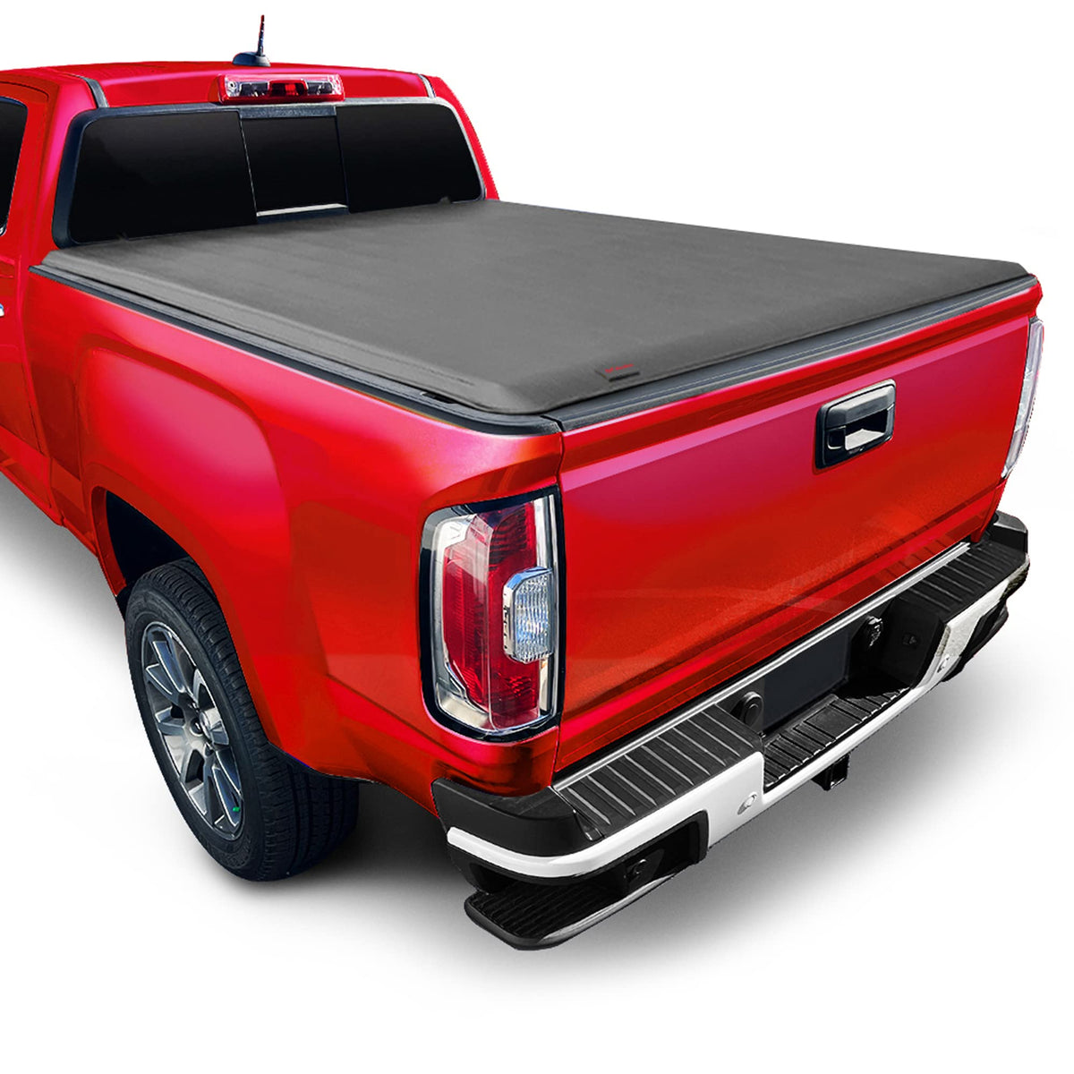 MaxMate Soft Roll-Up Tonneau Cover on a 70-inch bed, front view for full-bed access.