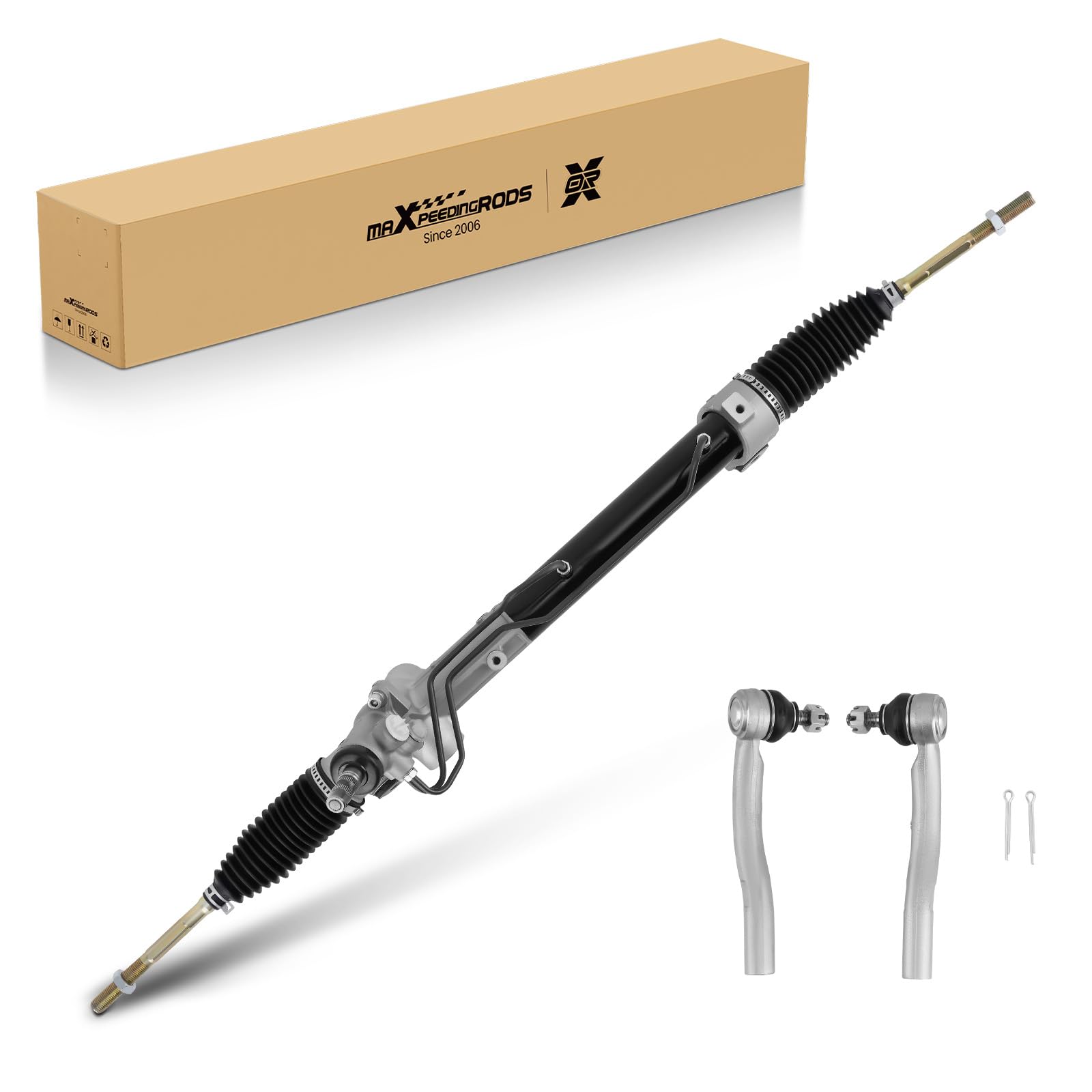 maXpeedingrods 26-2632 rack-pinion assembly close-up shows precise steering for Toyota Camry