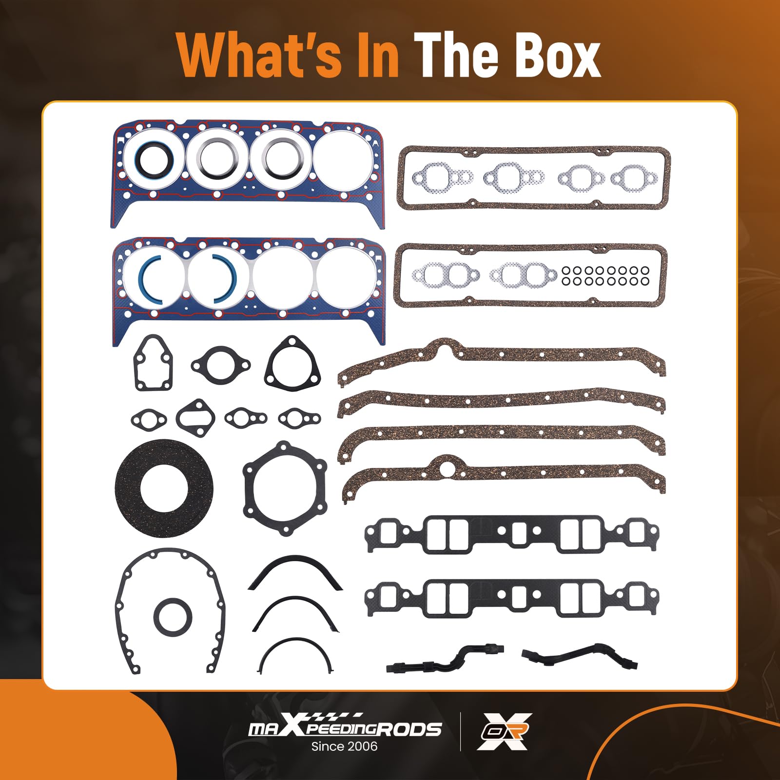 maXpeedingrods 260-1000 rear main seal enhances oil containment and engine reliability.