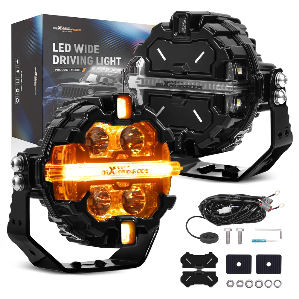 maXpeedingrods 3.5-inch main beam off-road light delivers intense brightness for night trails