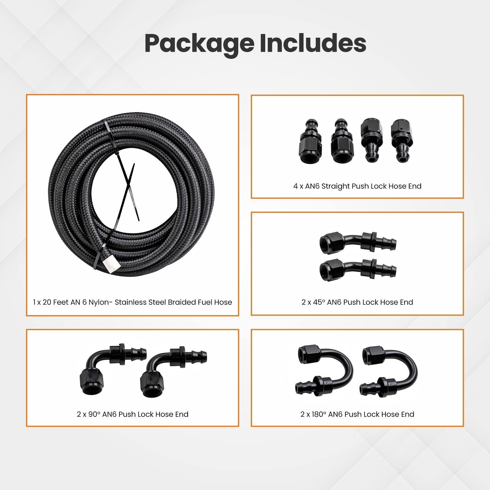 maXpeedingrods 6AN 90-degree end for tight-space routing