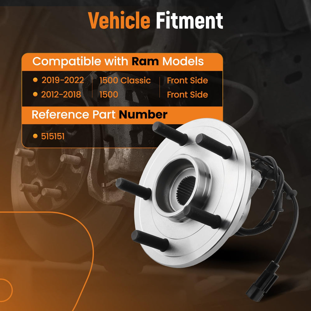 MaXpeedingrods ABS-equipped hub assembly reduces noise for a quieter ride.