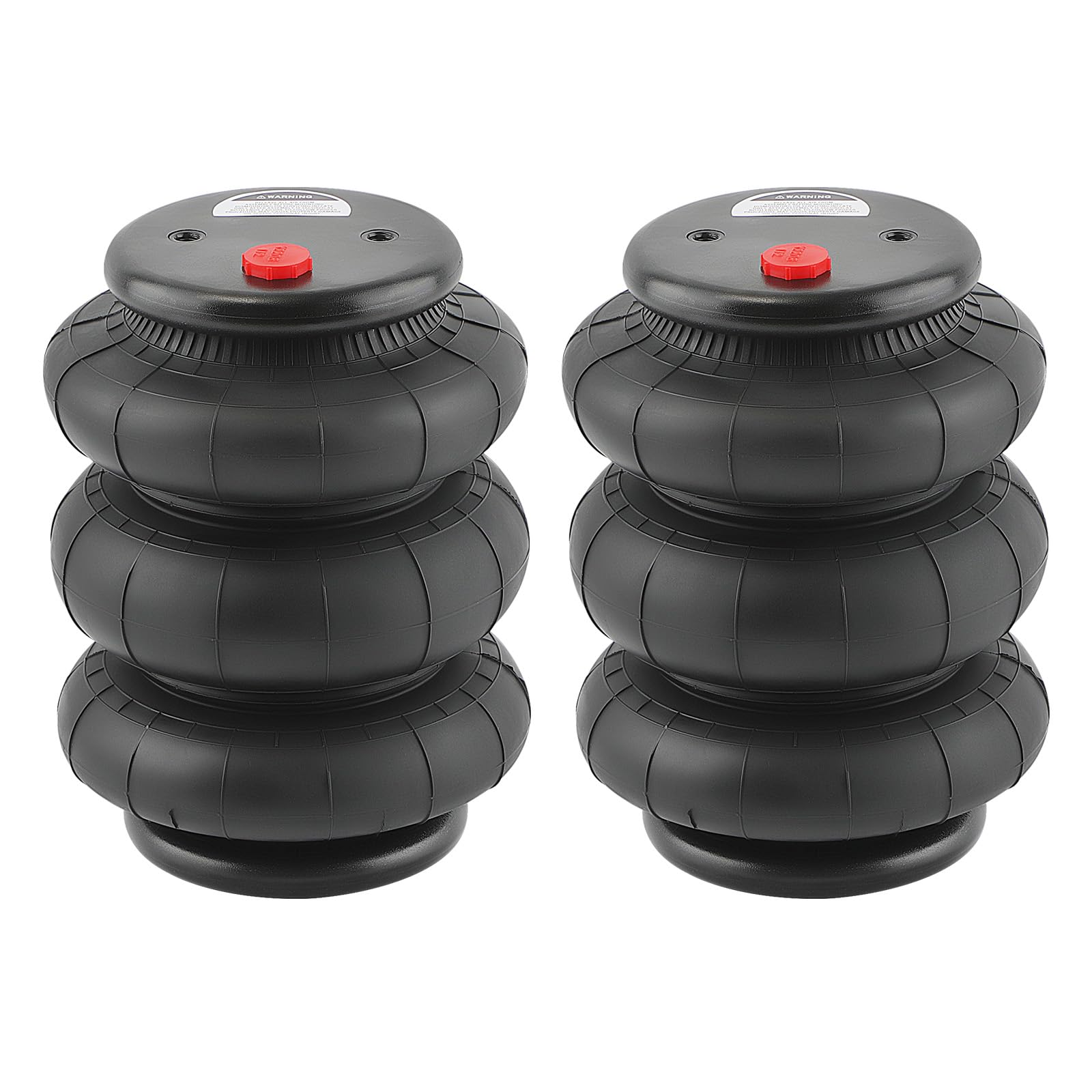 maXpeedingrods air spring 2600lbs front view, universal fit with 1/2 in NPT