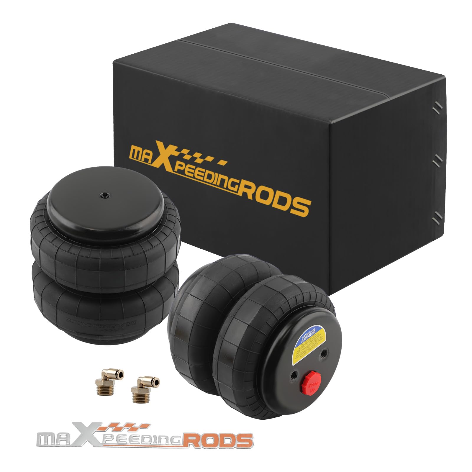 maXpeedingrods air suspension double bellows improves load stability for hauling