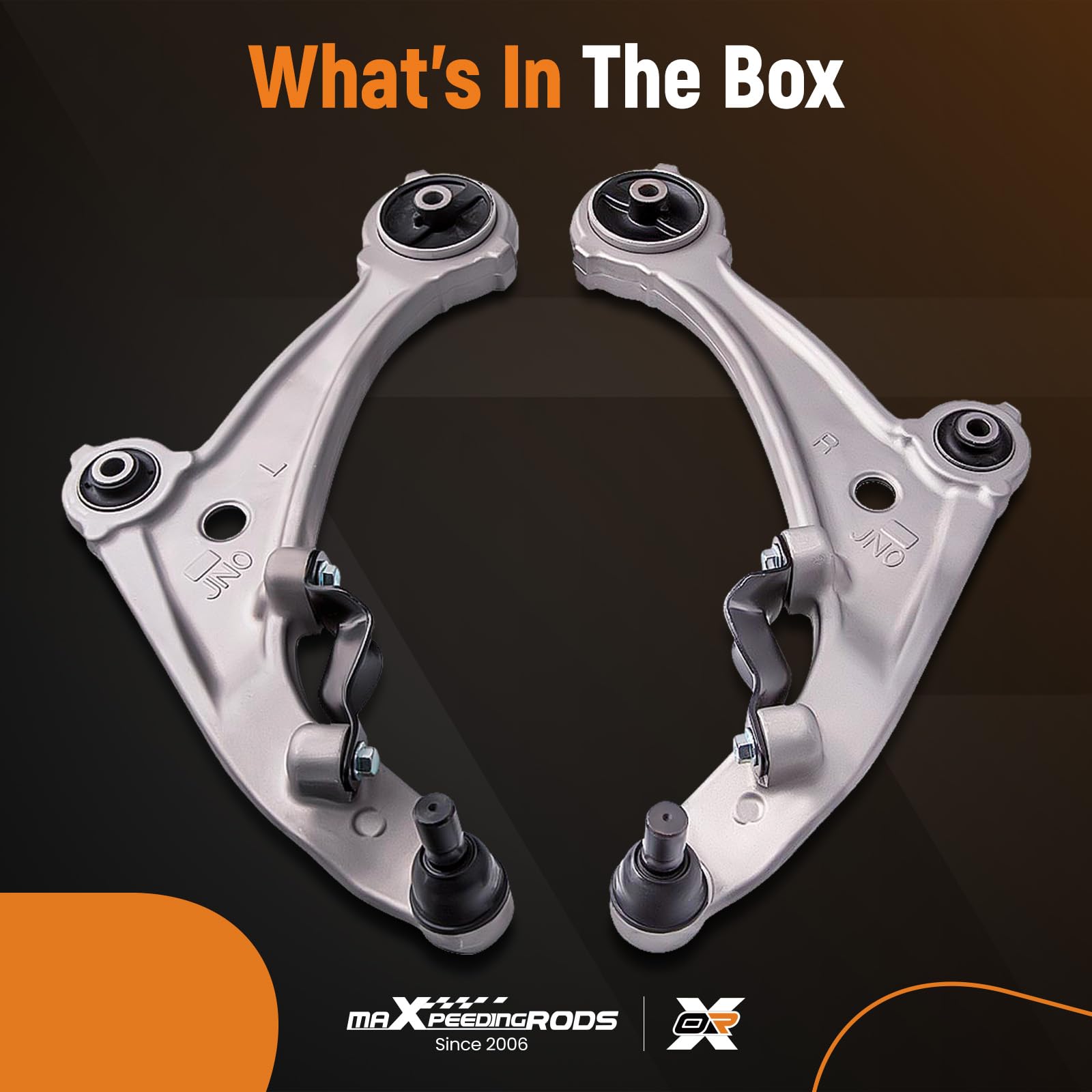 MaXpeedingrods ball joint detail supports smooth, confident handling.