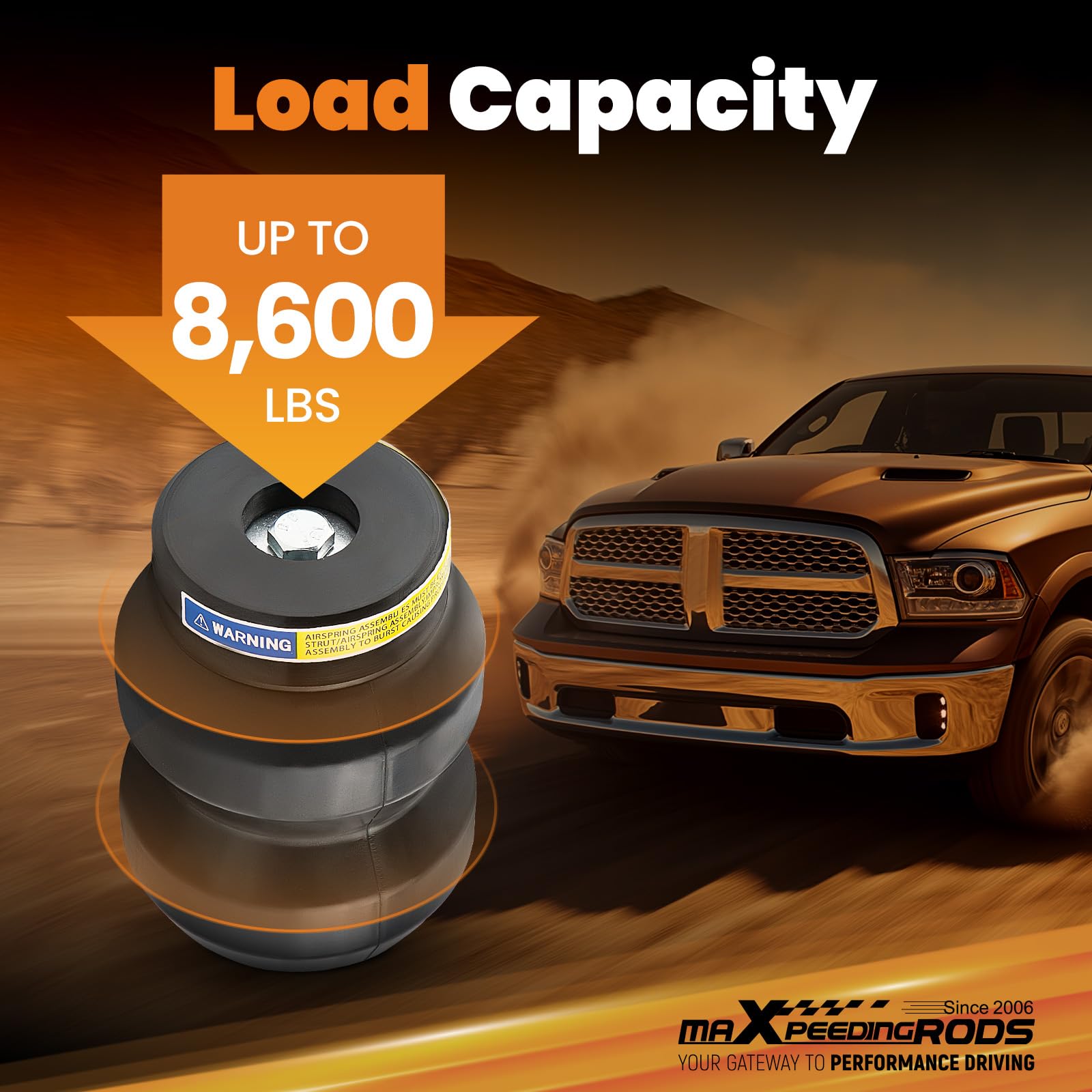 maXpeedingrods bump-stop replacement image showing easy direct fit.