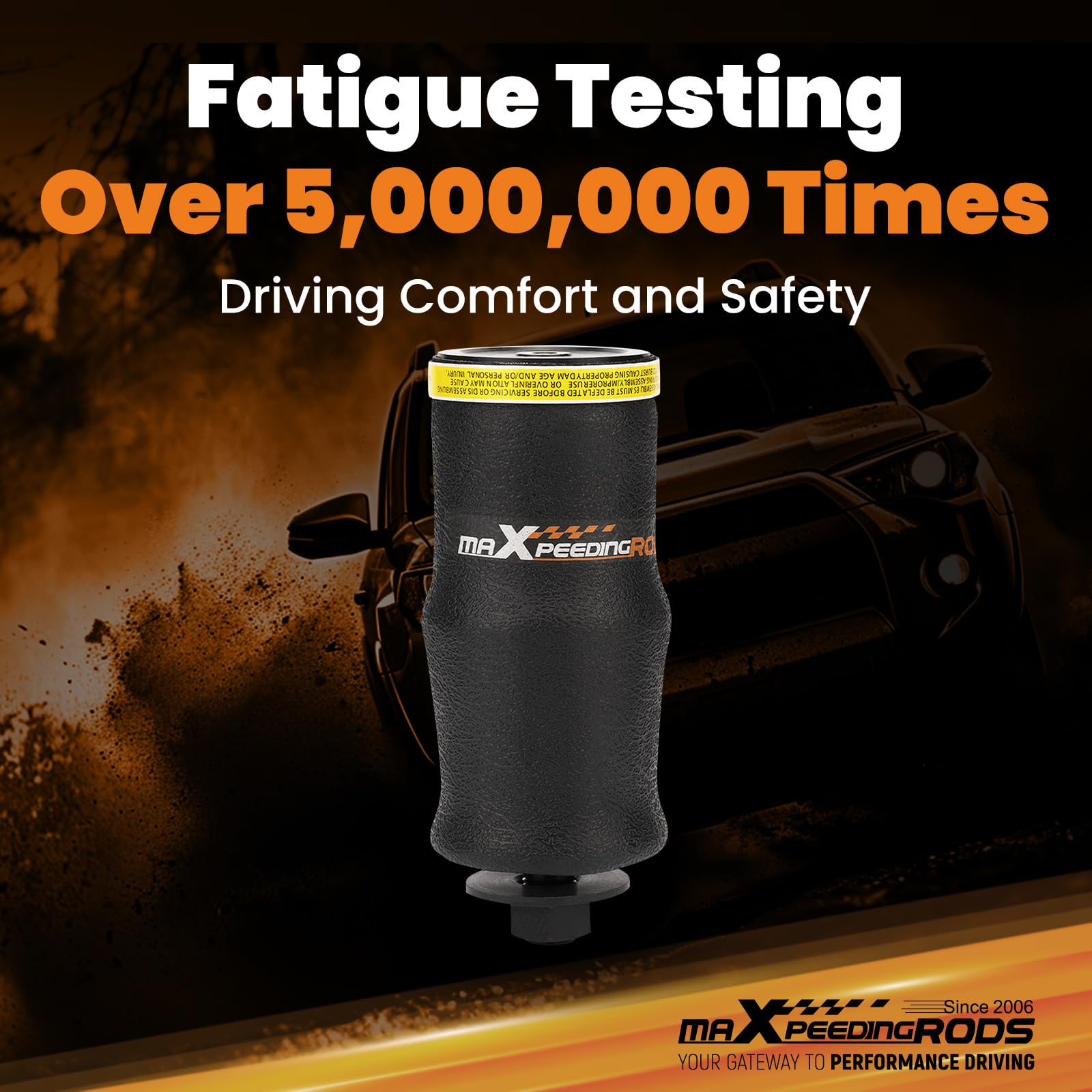 maXpeedingrods air ride bag, airtight test signifying reliable sealing over 24 hours.