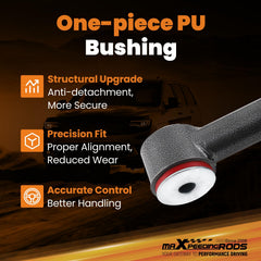 maXpeedingrods carbon-steel finish for rugged appearance and durability.