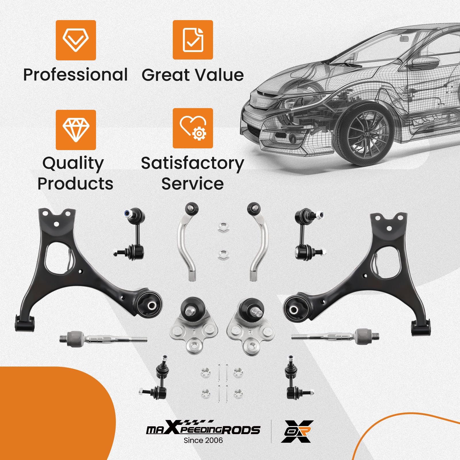 maXpeedingrods Civic on road, confident handling during daily drives
