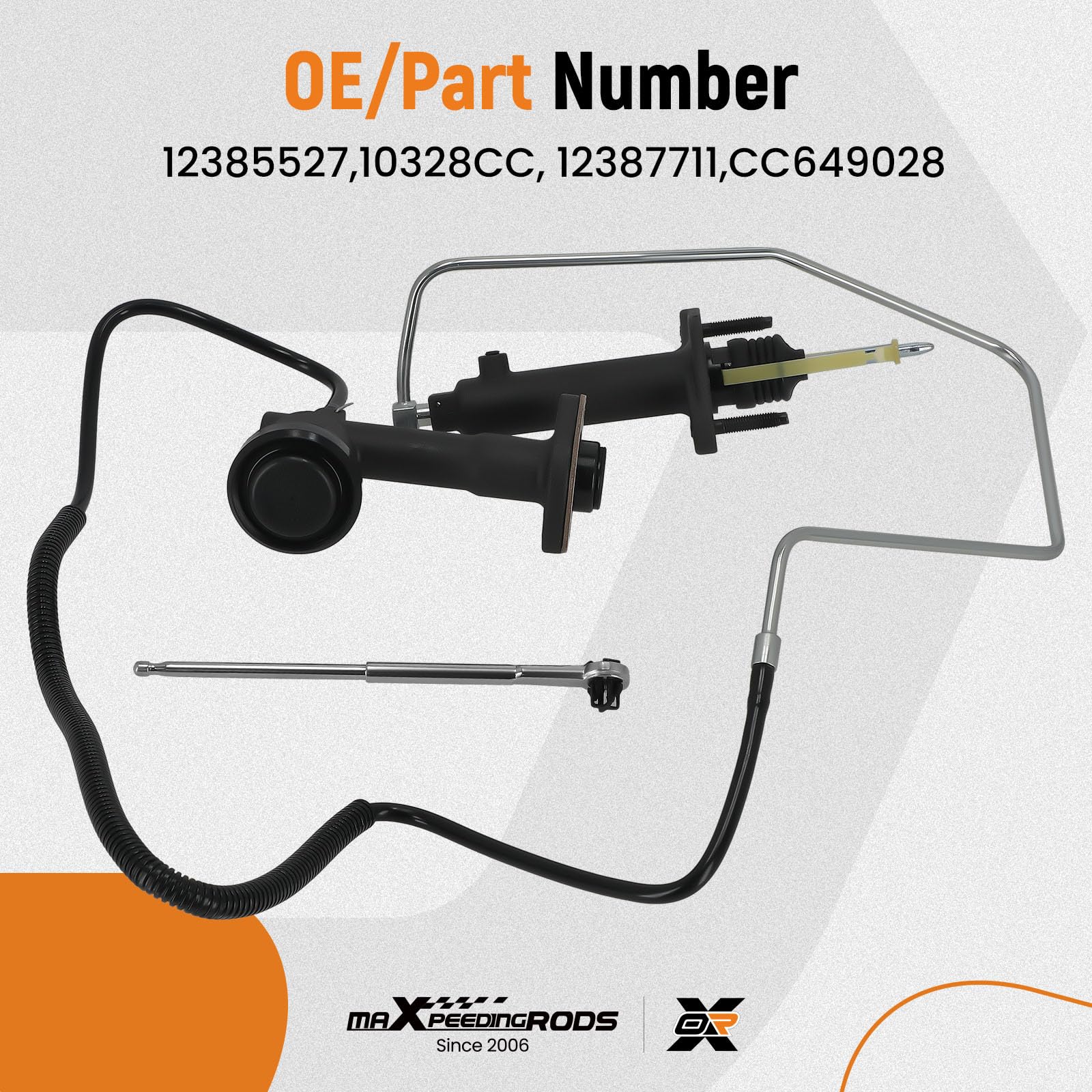 maXpeedingrods clutch master-slave assembly for Chevy/GMC C3500, durable clutch system component