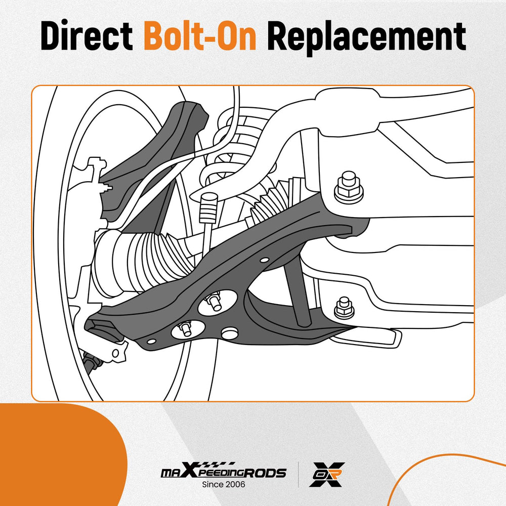 maXpeedingrods rubber bushings dampen vibrations for smoother rides