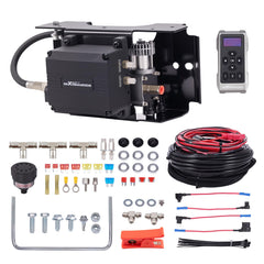 maXpeedingrods dual-path air compressor unit enabling independent inflation for balanced loads