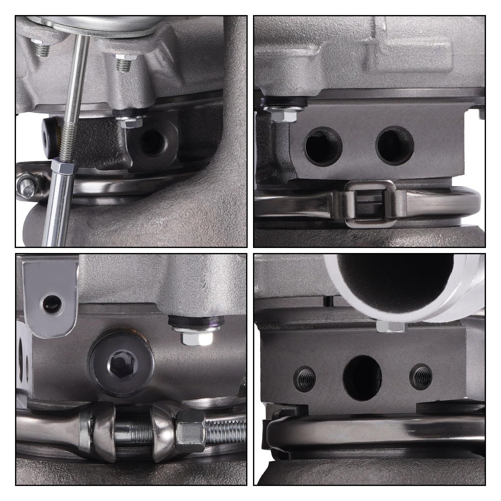 MaXpeedingrods ductile iron turbine housing endures high temperatures for durability.