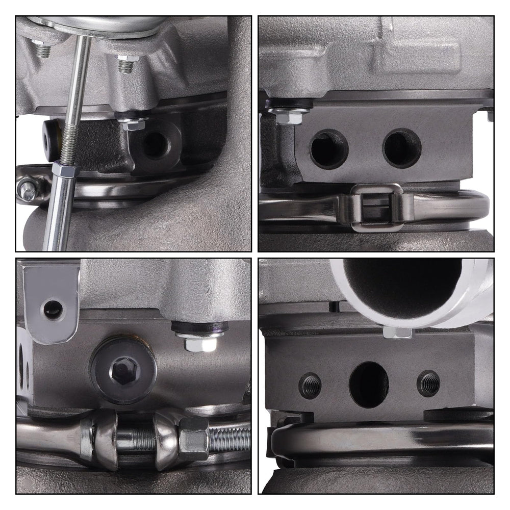 MaXpeedingrods ductile iron turbine housing endures high temperatures for durability.