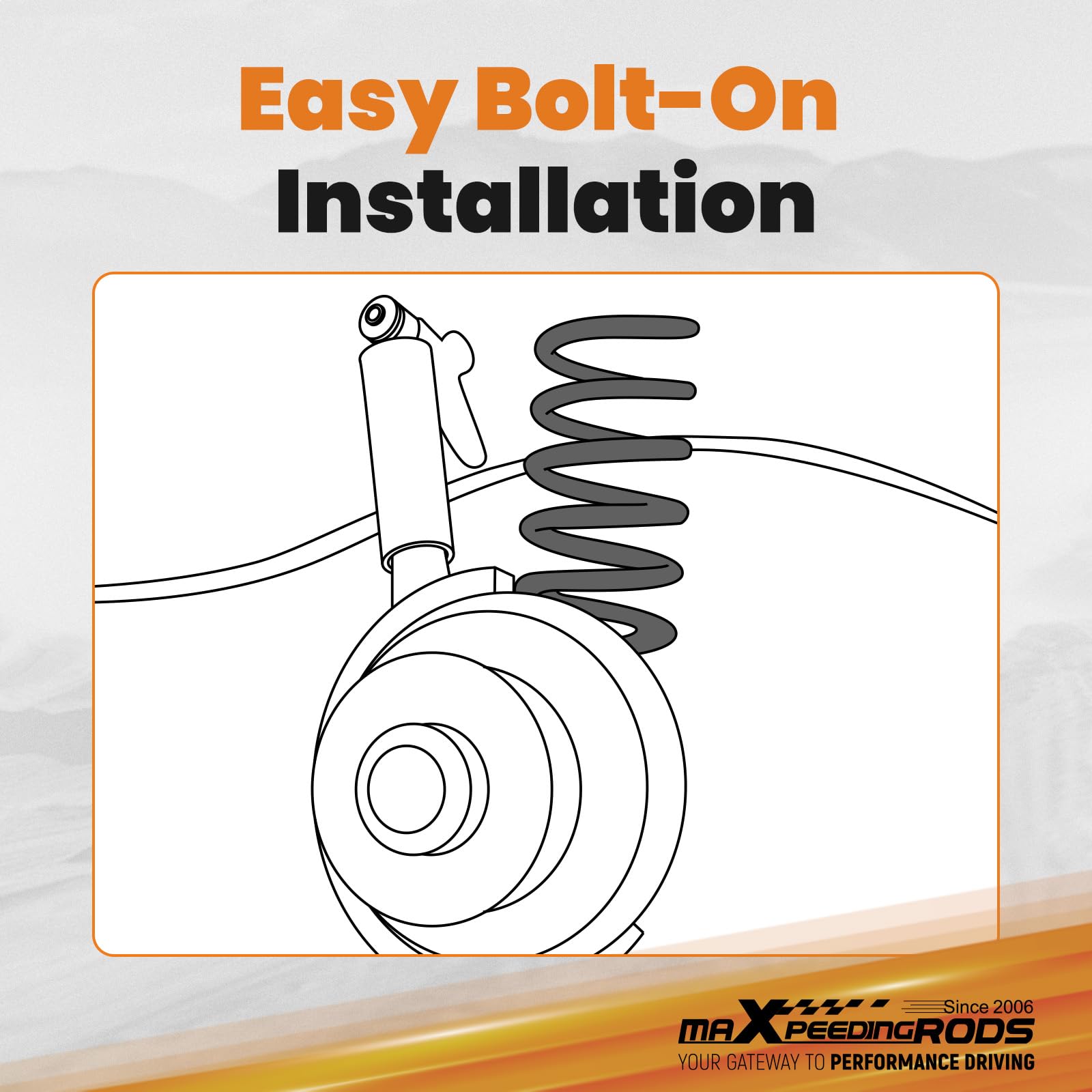 maXpeedingrods durable steel construction provides long-lasting performance