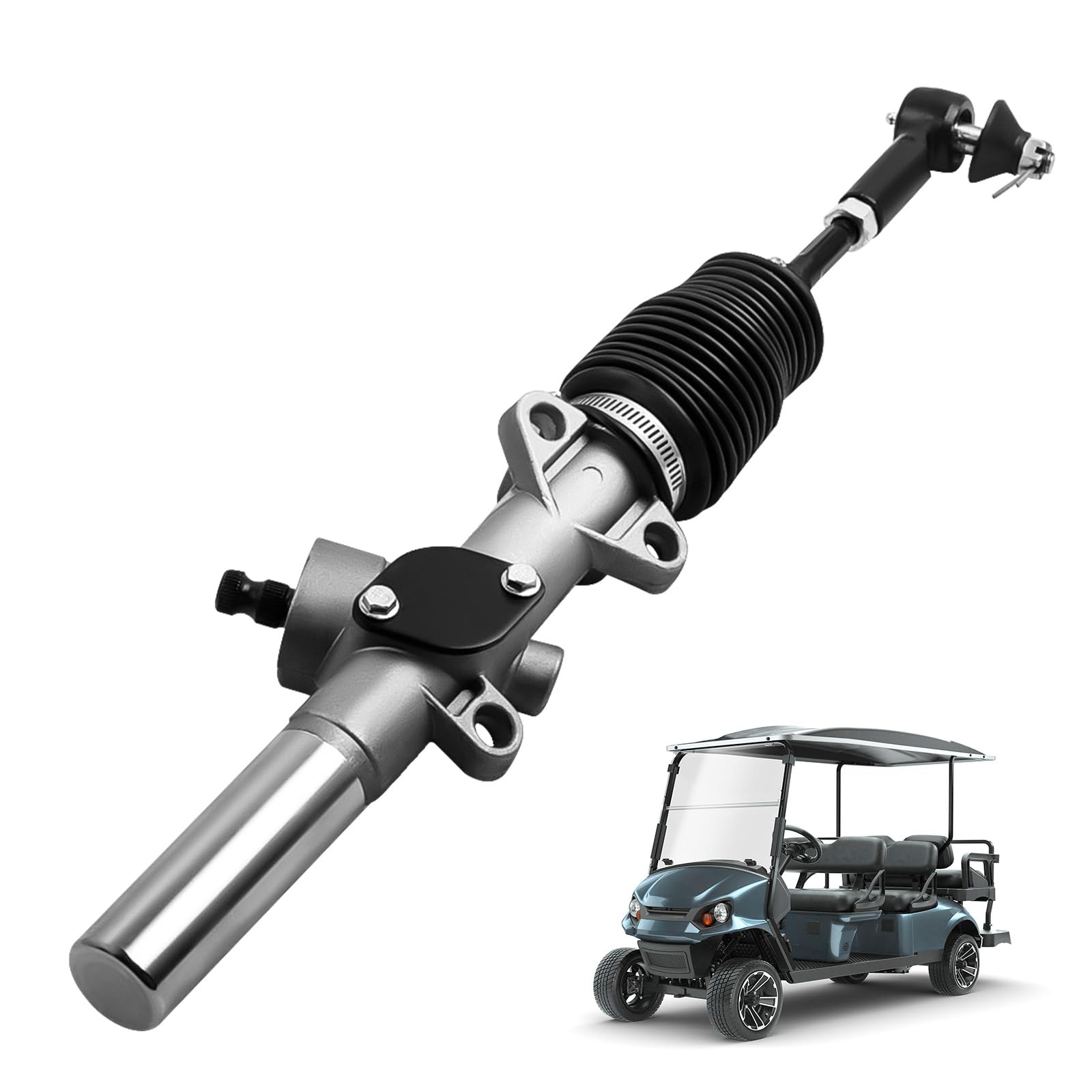 MaXpeedingrods EZGO TXT steering gearbox assembly for 2001-up improves steering precision.
