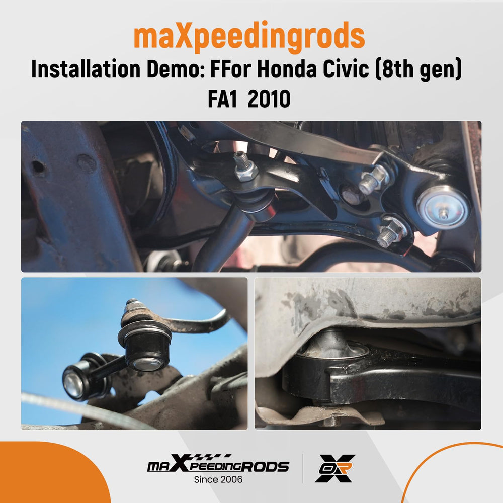maXpeedingrods front inner tie rod end for Civic, responsive steering control