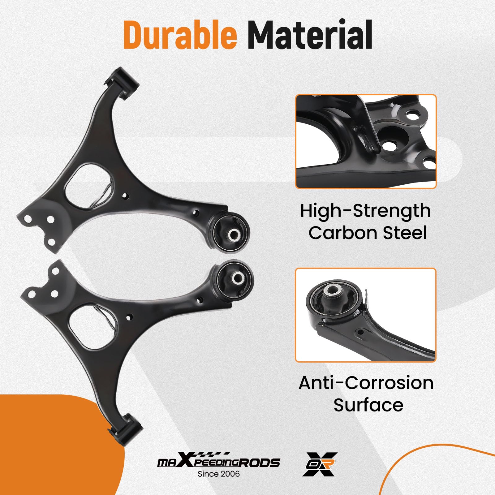 maXpeedingrods front lower ball joint for Civic, smoother steering feel